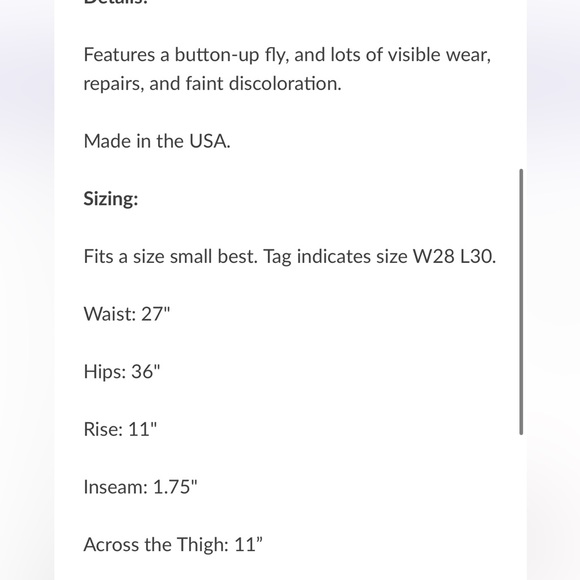 🧊Levis premium 501 light Wash jean shorts 27 - Picture 11 of 11